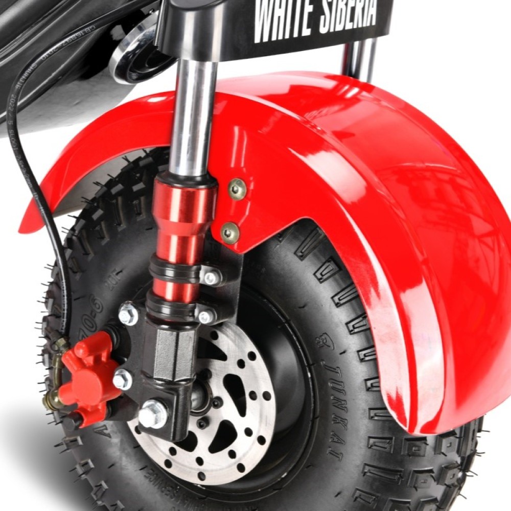 Электроскутер CityCoco WHITE SIBERIA MINI R 2.0 1200W (2022) RED 23